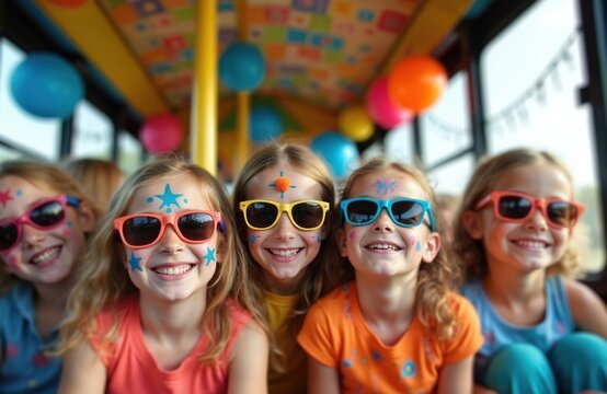 Kids party bus service North Shore