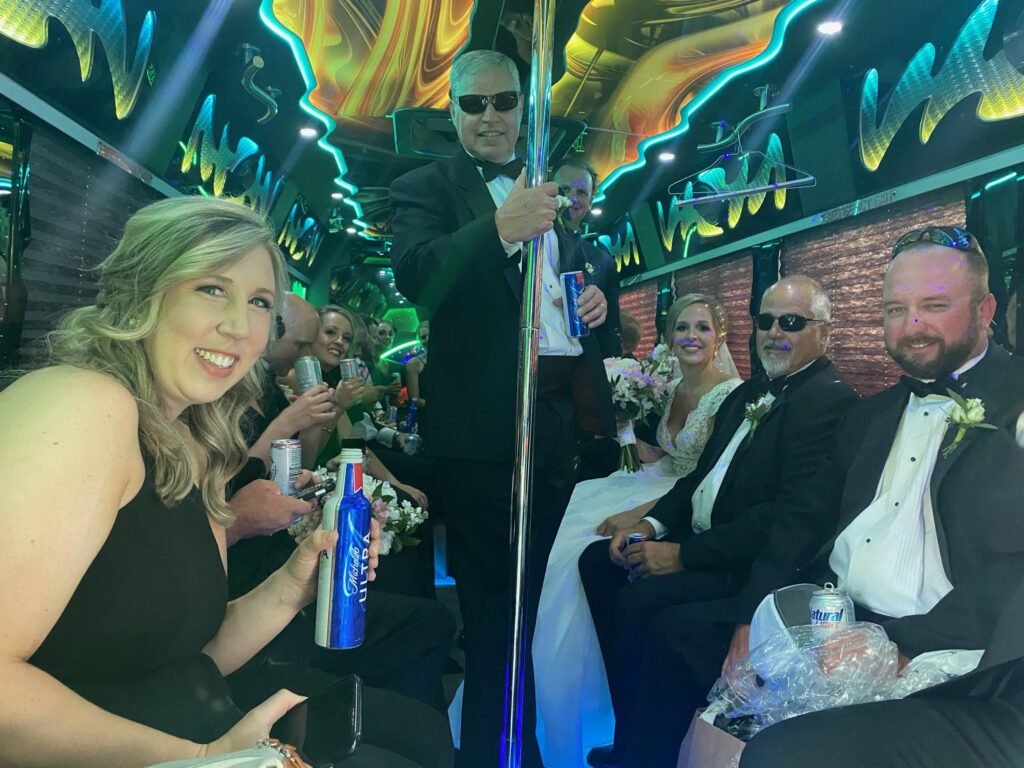 Hens and bucks party bus service Outer West Sydney