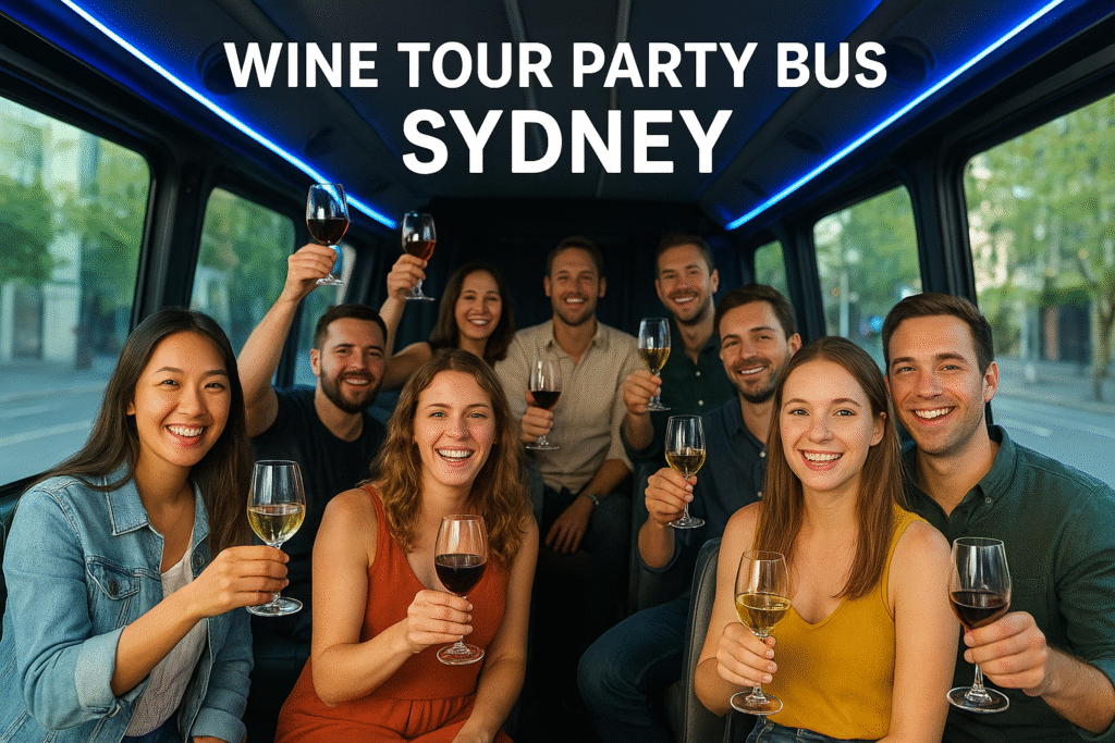 Book our Wine Tour Party Bus Sydney